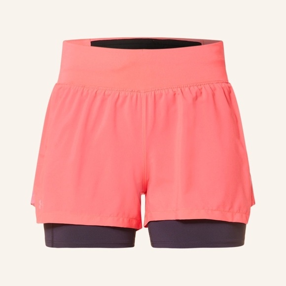 UNDER ARMOUR Size Large 2-in-1 running shorts RUN STAMINA - Picture 2 of 8